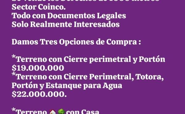 Derechos terreno 