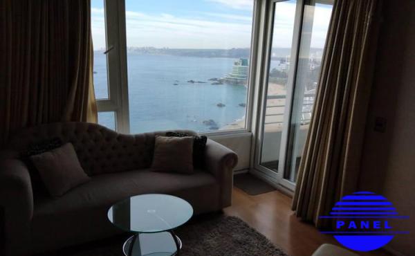 VD570 - VENTA DEPARTAMENTO 1D 1B 1E 1BOD - VISTA AL MAR - RECREO VIÑA DEL MAR