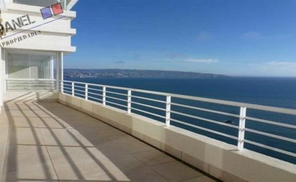 VD191 - VENTA PENTHOUSE 3D 3B 1E 1BOD - IMPRESIONANTE VISTA AL MAR -  REÑACA - VIÑA DEL MAR