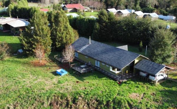 Se vende propiedad de 5000 mts2 con casa en Cayumapu Valdivia