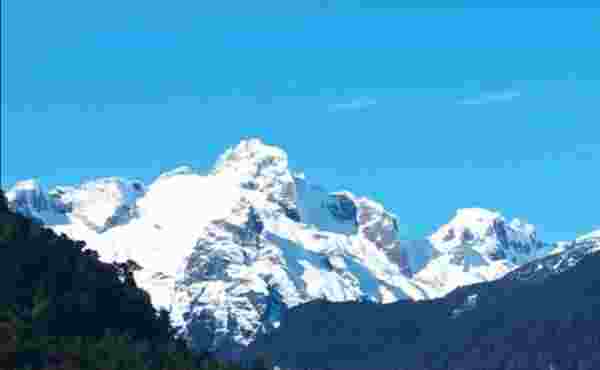 vista a la cordillera desde la parcela 