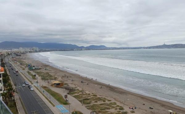 Vista hacia el sur, La Serena y Coquimbo